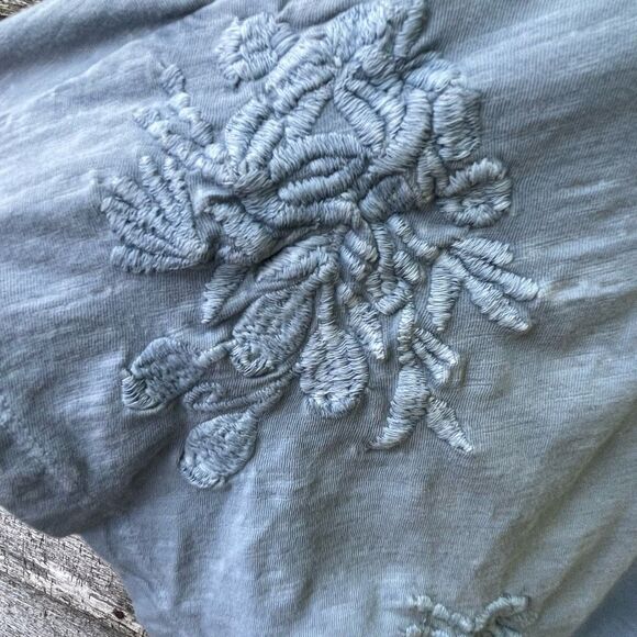 CAITE size XL embroidered Skye Top boho relaxed oversized boxy flowy - Picture 7 of 11